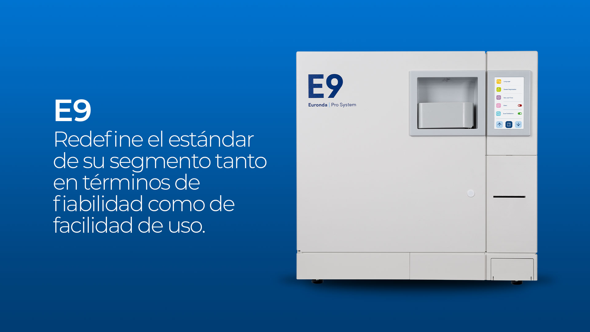 Autoclave E10 - Euronda Autoclave E10